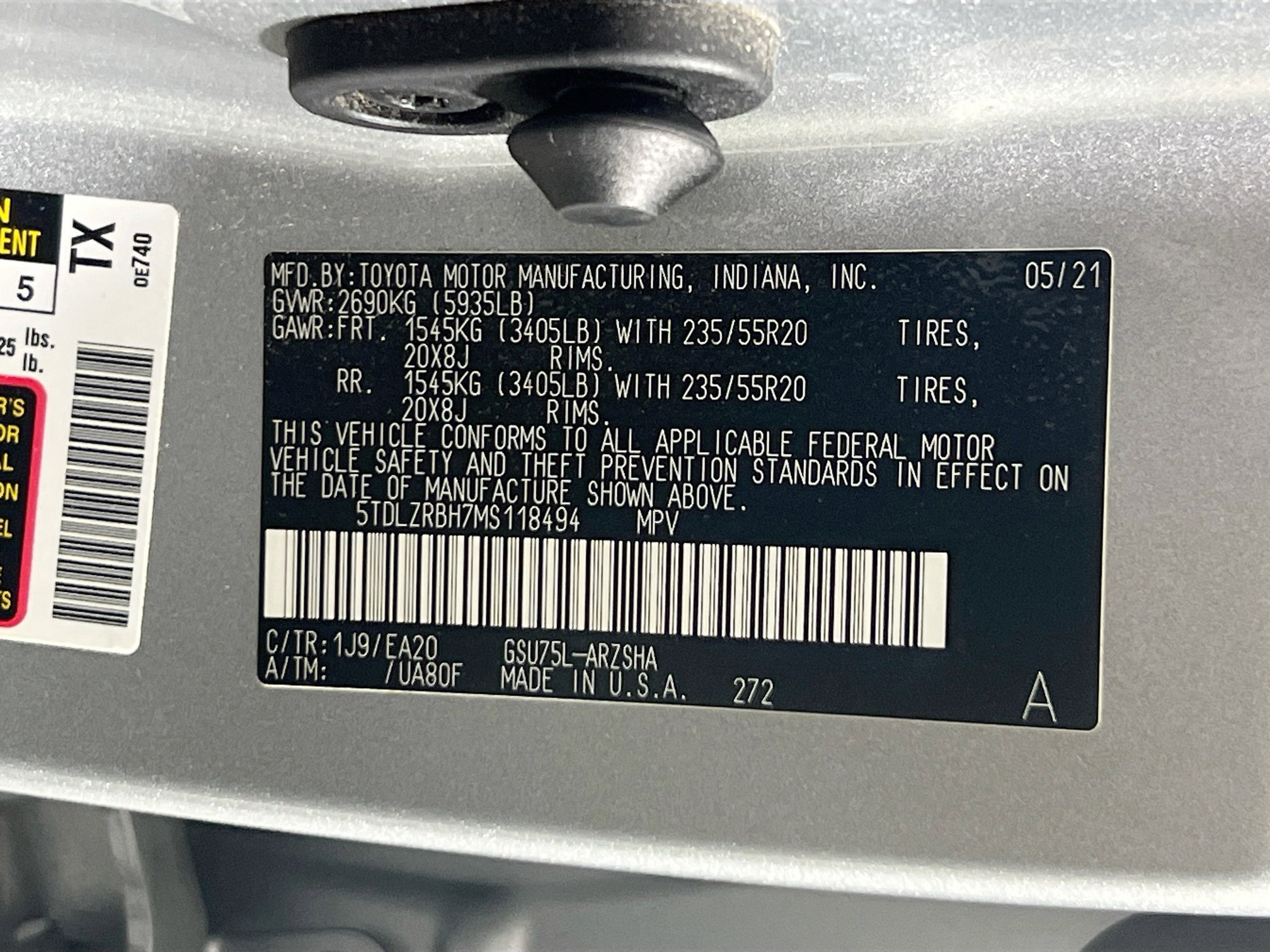 Used 2021 Toyota Highlander XSE image 33