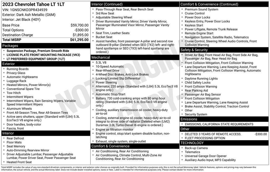 Certified 2023 Chevrolet Tahoe LT image 33