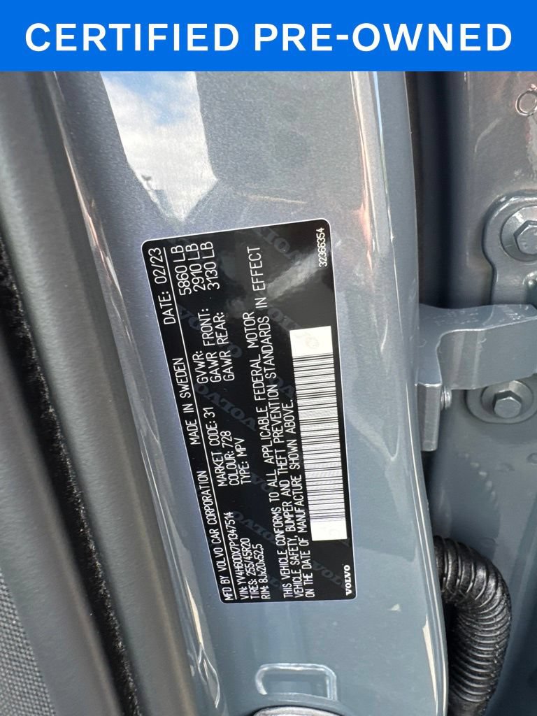 Certified 2023 Volvo XC60 T8 Ultimate AWD/4WD image 31