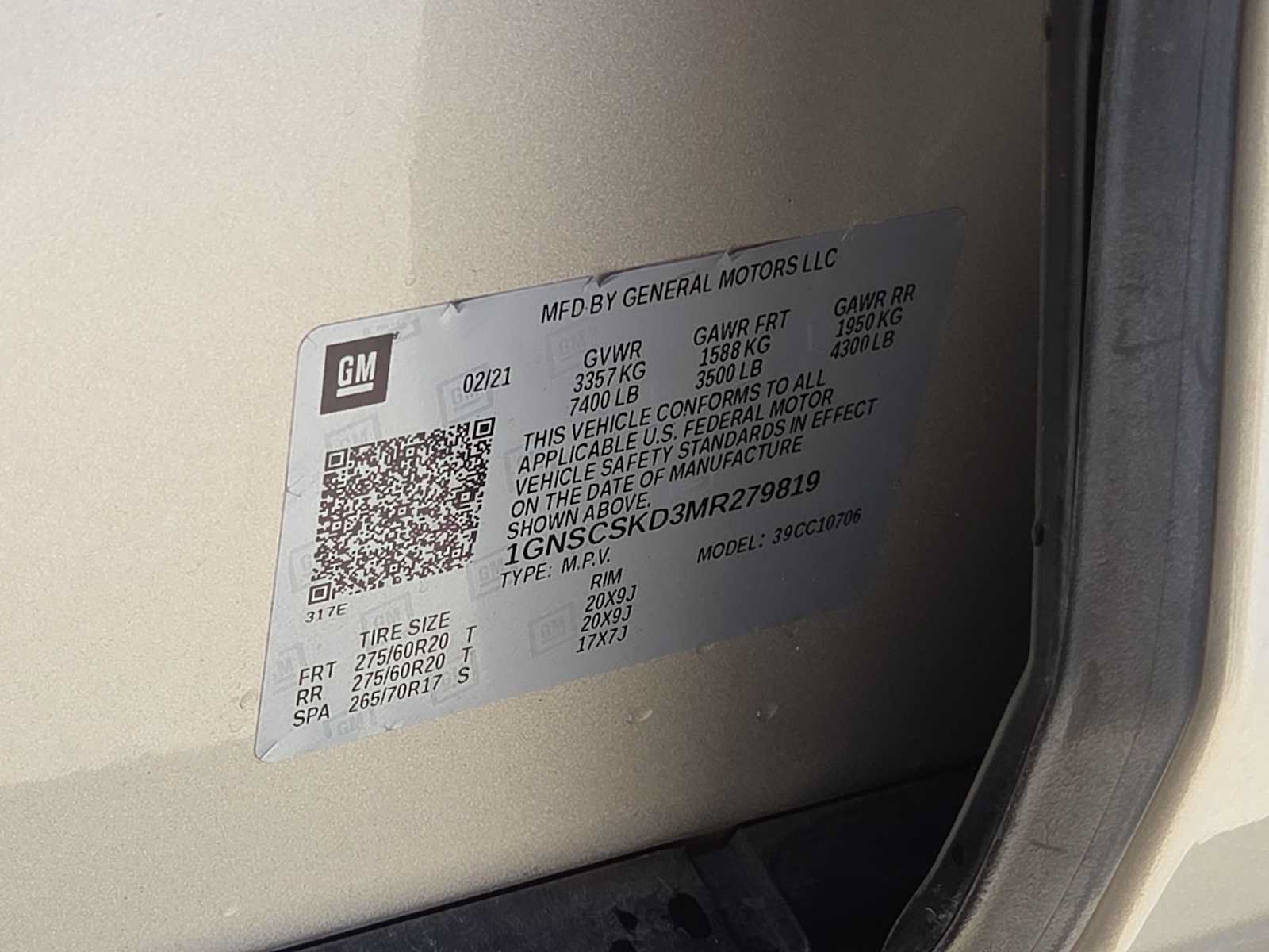 Used 2021 Chevrolet Tahoe Premier RWD image 35