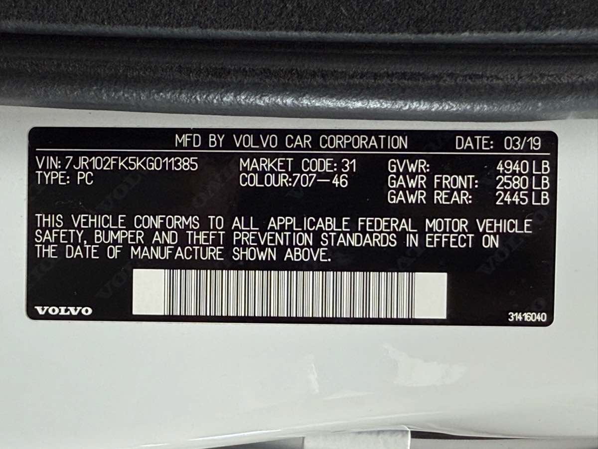 Used 2019 Volvo S60 T5 Momentum w/ Premium Package FWD image 39