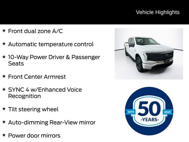 Certified 2022 Ford F150 Lightning XLT w/ Tow Technology Package AWD/4WD image 16