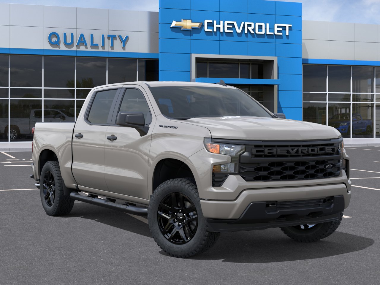 New 2026 Chevrolet Silverado 1500 Custom w/ Turbomax Blackout Package RWD image 7