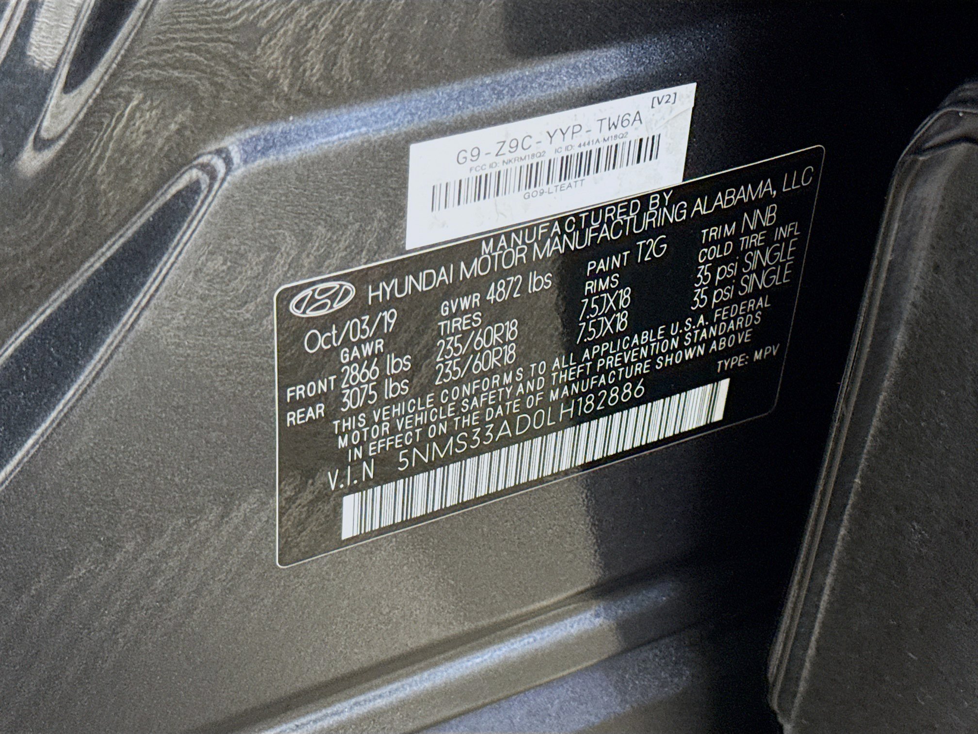 Used 2020 Hyundai Santa Fe SEL w/ Convenience Package FWD image 40