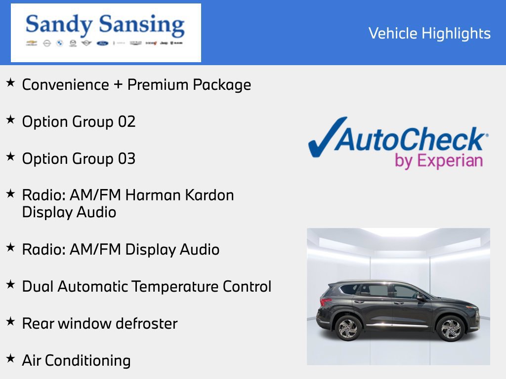 Used 2022 Hyundai Santa Fe SEL w/ Convenience + Premium Package FWD image 7