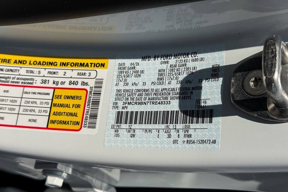 New 2026 Ford Bronco Sport Big Bend w/ Convenience Package AWD/4WD image 19