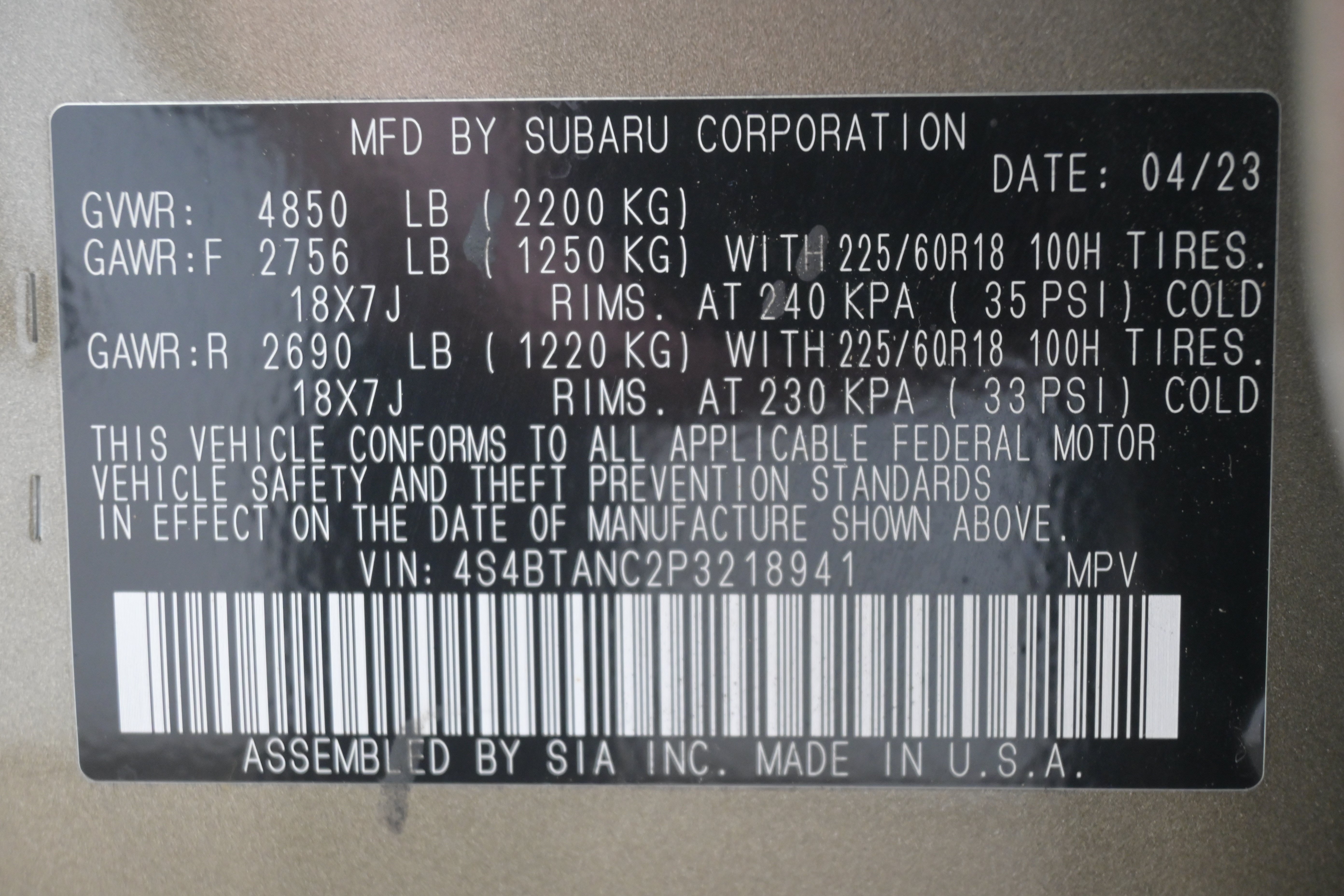 Certified 2023 Subaru Outback Limited AWD/4WD image 37