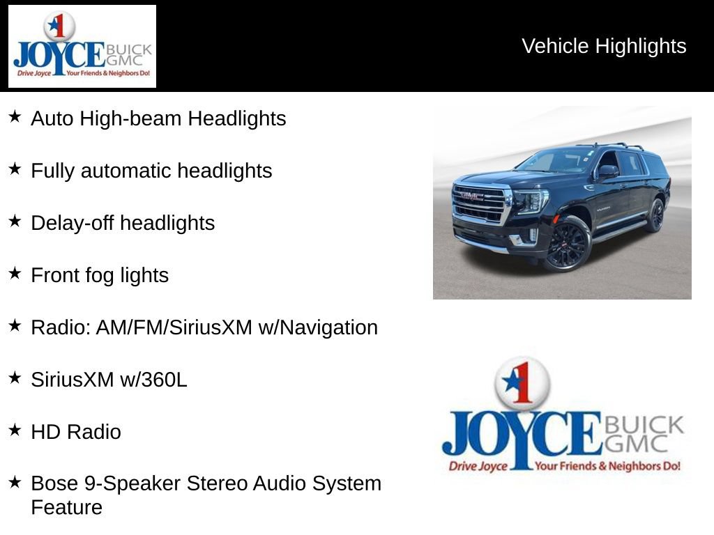 Certified 2021 GMC Yukon XL SLT w/ SLT Luxury Plus Package AWD/4WD image 25