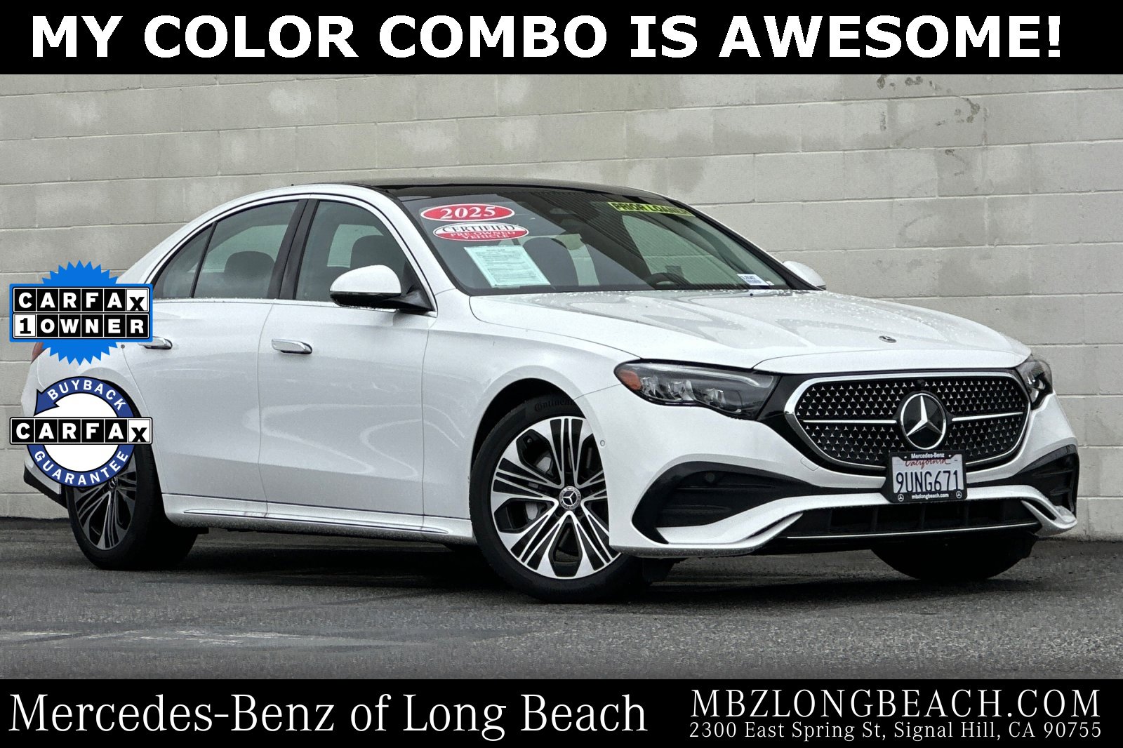 Certified 2025 Mercedes-Benz E 350 Sedan