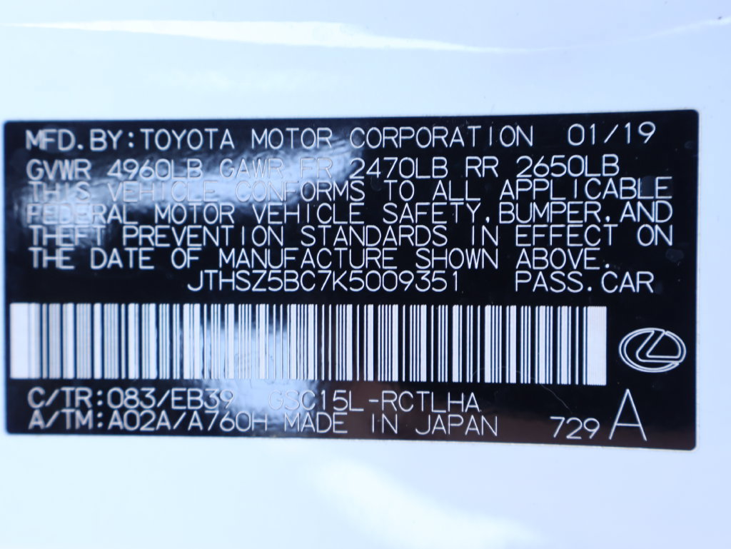 Used 2019 Lexus RC 350 F Sport w/ All Weather Package AWD/4WD image 36