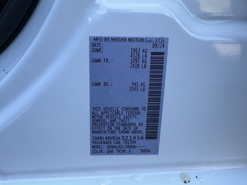 New 2025 Nissan Altima 2.5 S image 39