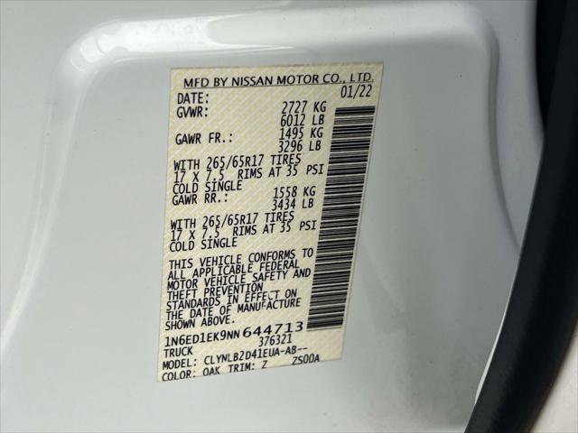 Used 2022 Nissan Frontier SV w/ Technology Package image 20