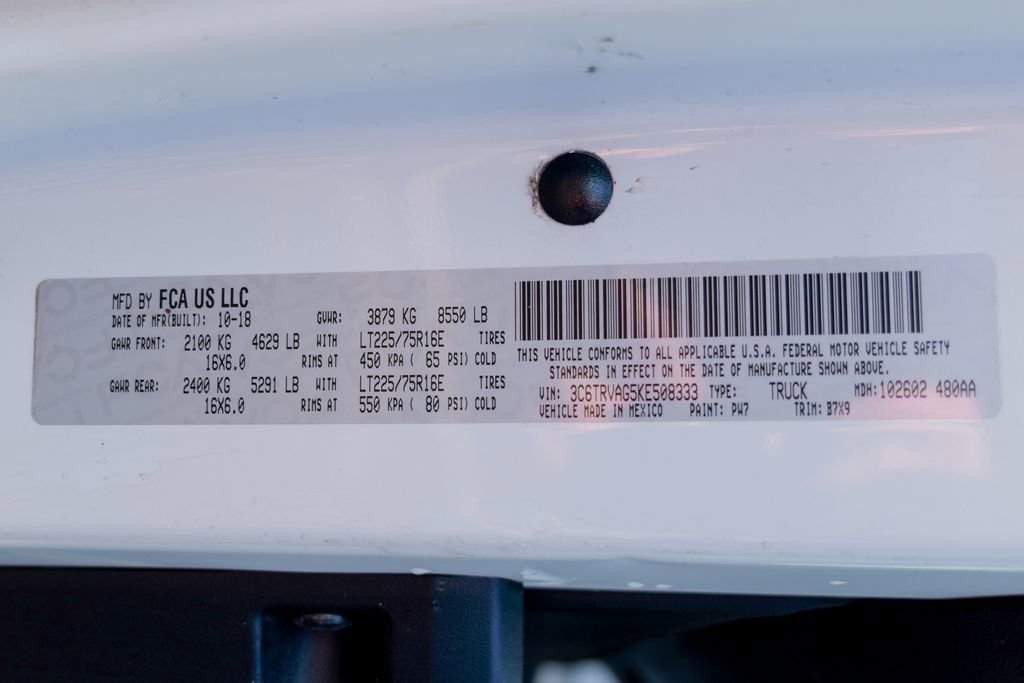 Used 2019 RAM ProMaster 1500 image 47