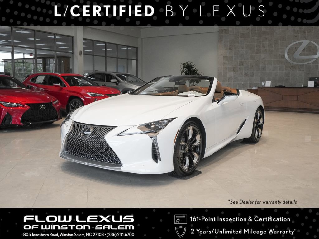 Certified 2024 Lexus LC 500 Convertible w/ Touring Package RWD image 1