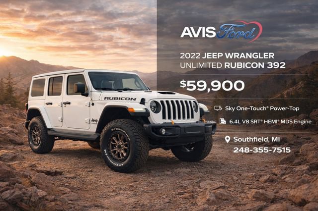 Used 2022 Jeep Wrangler Unlimited Rubicon w/ Trailer Tow Package