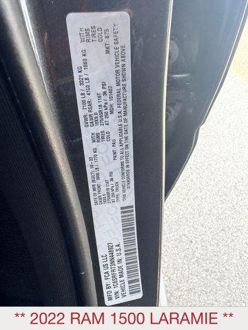 Certified 2022 RAM 1500 Laramie AWD/4WD image 21
