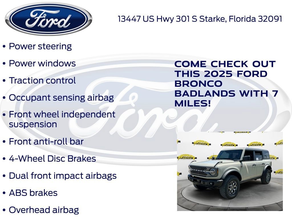 New 2025 Ford Bronco Badlands image 25