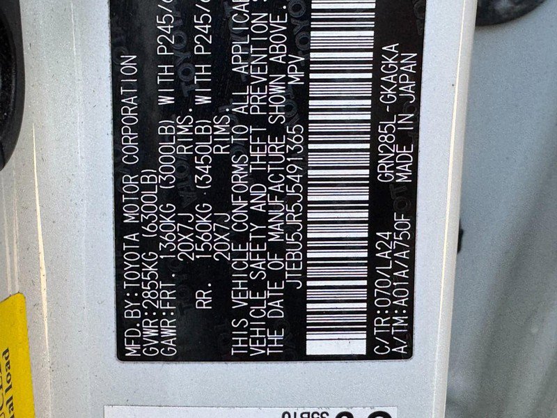 Used 2018 Toyota 4Runner Limited image 25