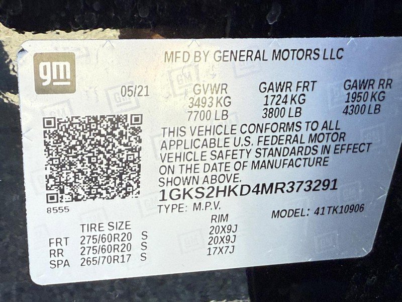 Used 2021 GMC Yukon XL AT4 w/ Rear Media and Nav Package image 31