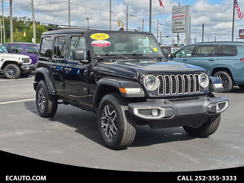 Certified 2026 Jeep Wrangler Unlimited Sahara