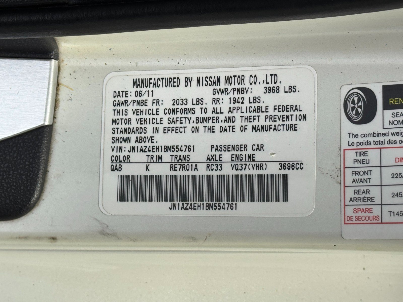 Used 2011 Nissan 370Z Touring image 35