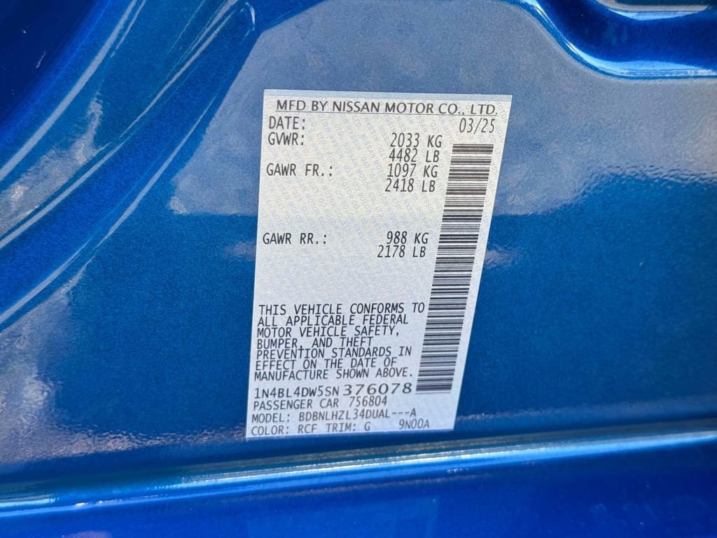 Certified 2025 Nissan Altima 2.5 SV w/ SV Special Edition Package AWD/4WD image 18