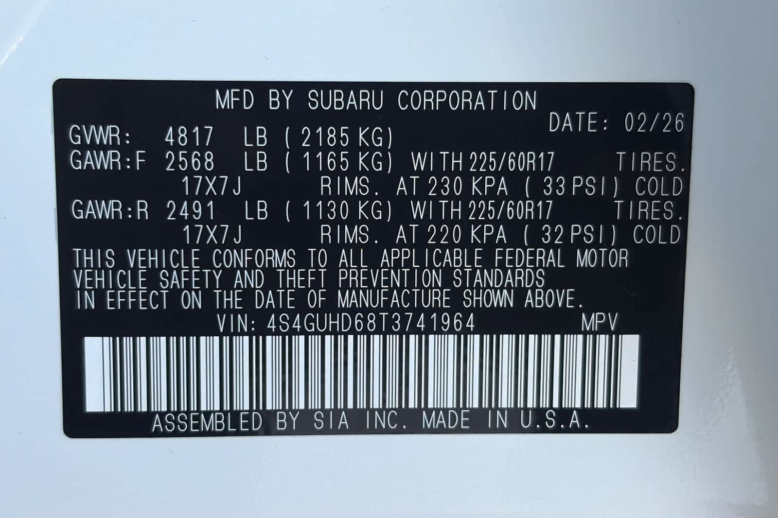 Certified 2026 Subaru Crosstrek 2.5i Premium AWD/4WD image 31