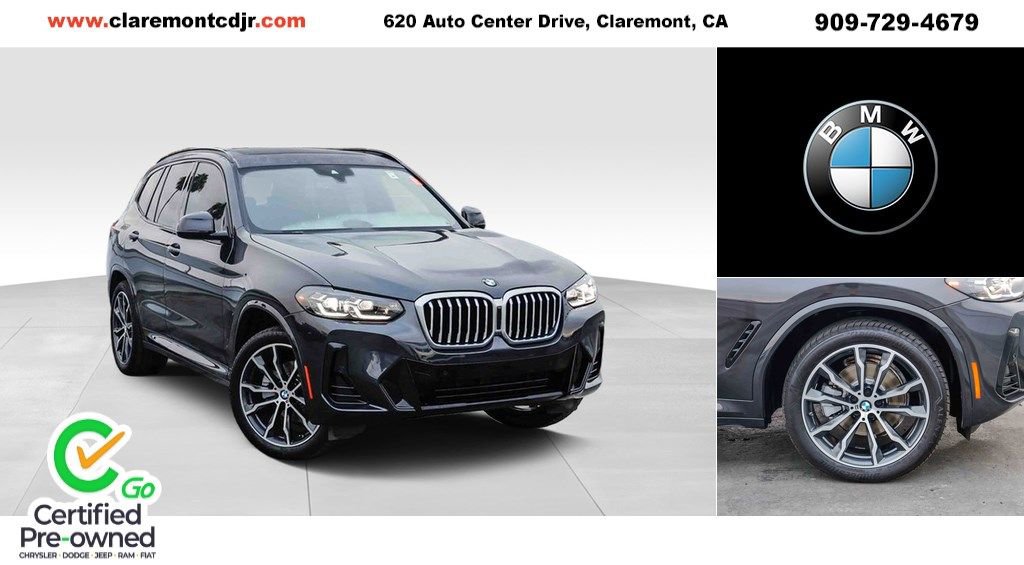 Used 2022 BMW X3 xDrive30i w/ M Sport Package 2