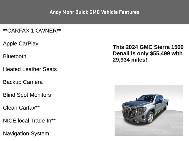Used 2024 GMC Sierra 1500 Denali w/ Technology Package image 4