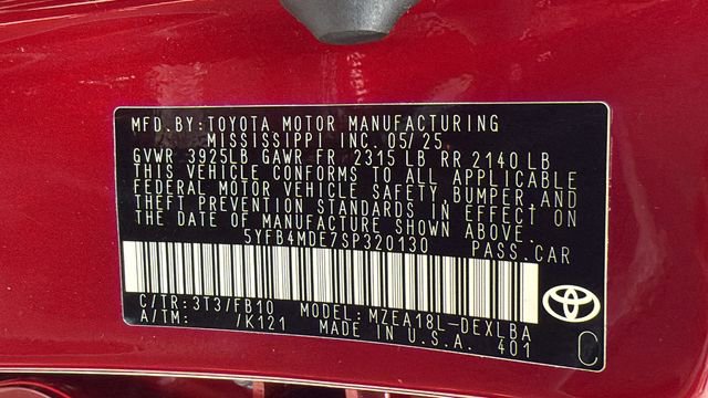 Used 2025 Toyota Corolla LE image 26