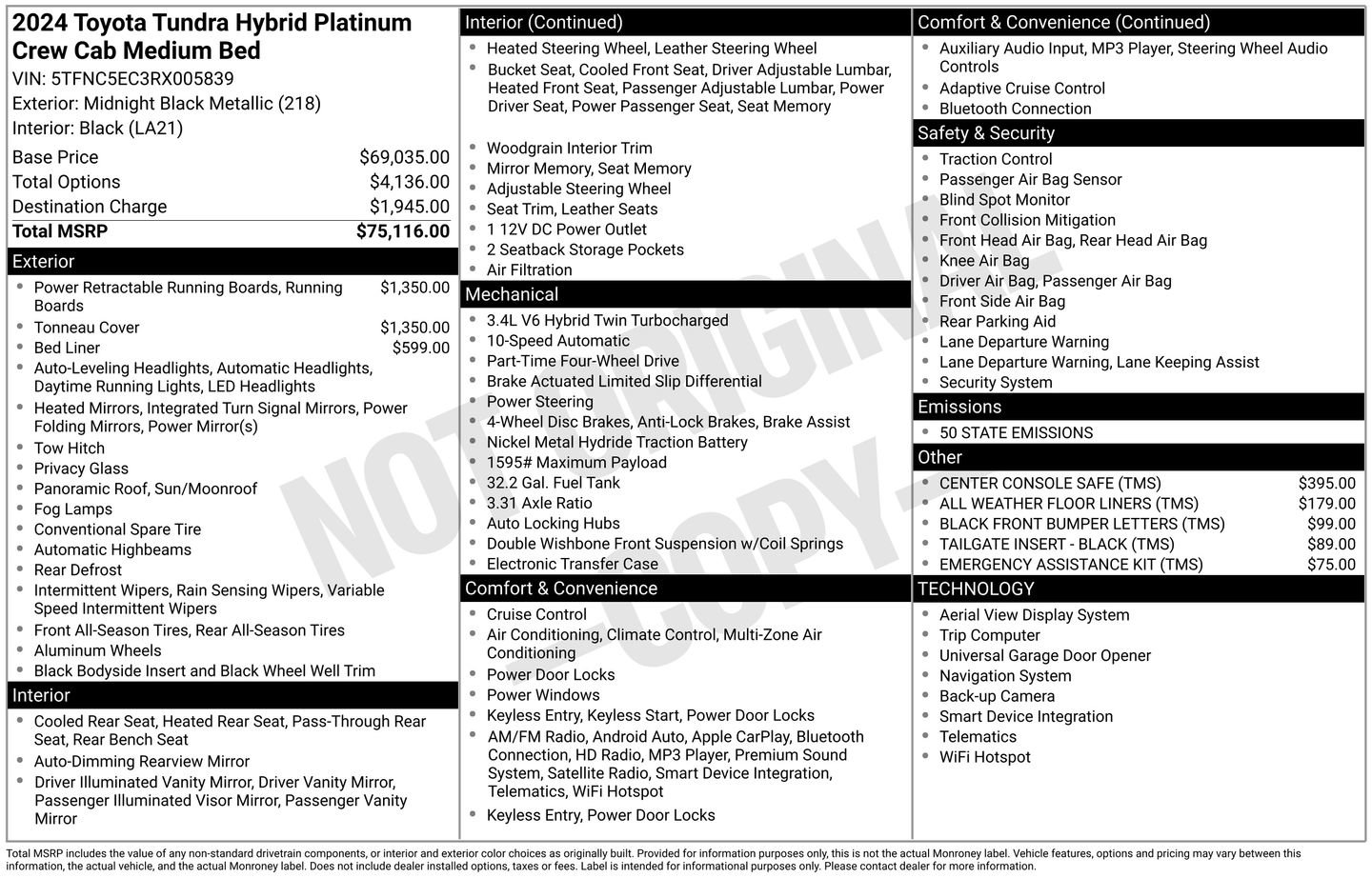 Used 2024 Toyota Tundra Platinum image 28