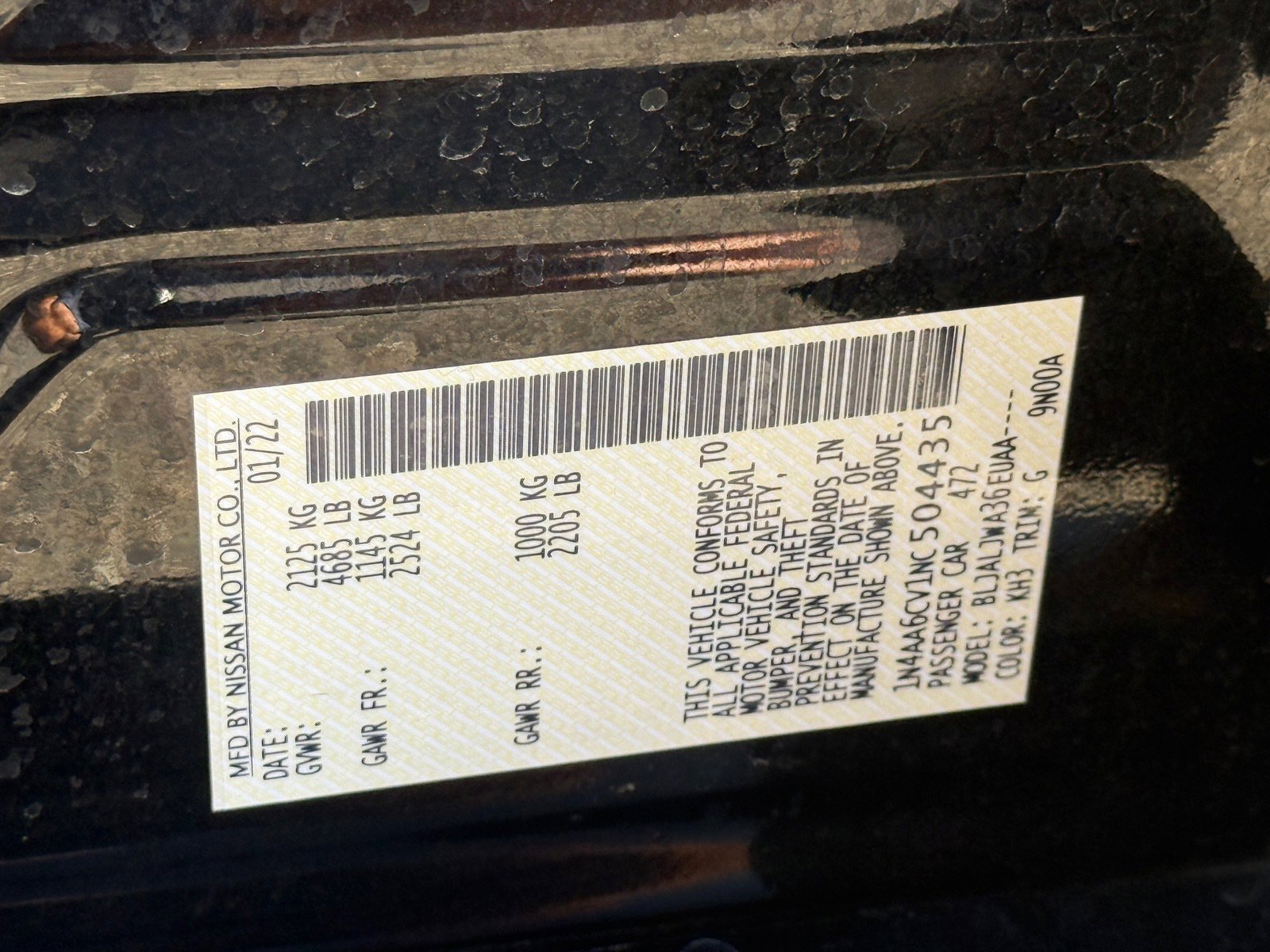 Used 2022 Nissan Maxima SV w/ Floor Mat Group image 33