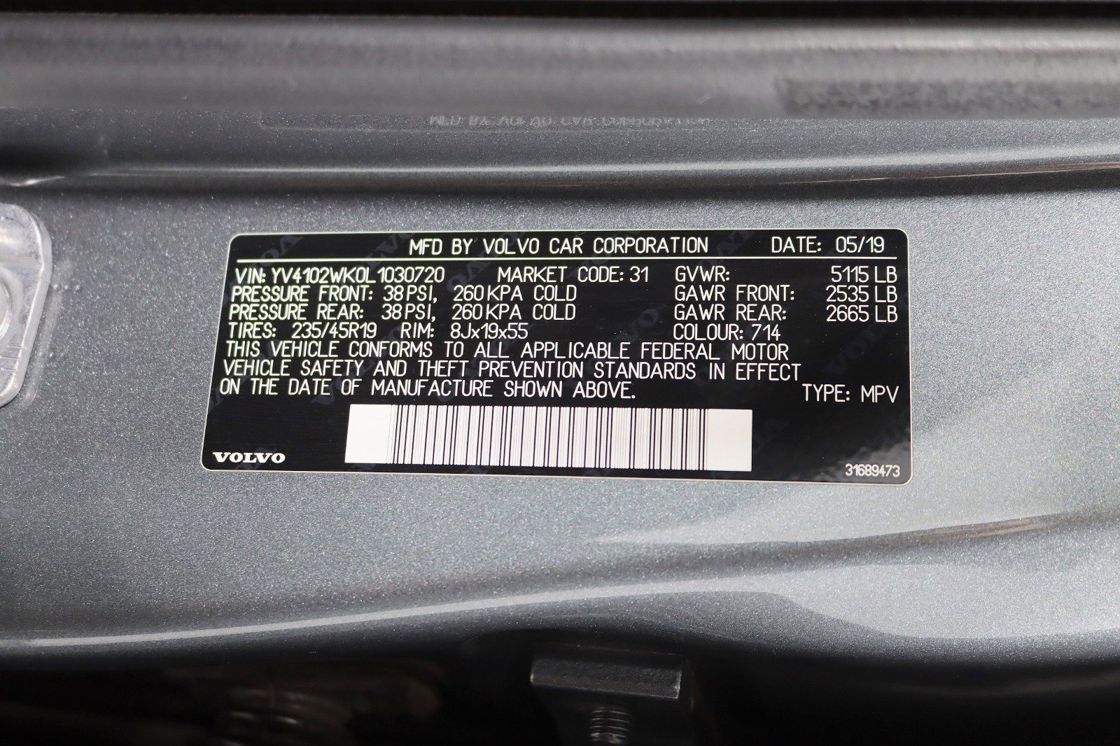 Used 2020 Volvo V60 T5 Cross Country image 40