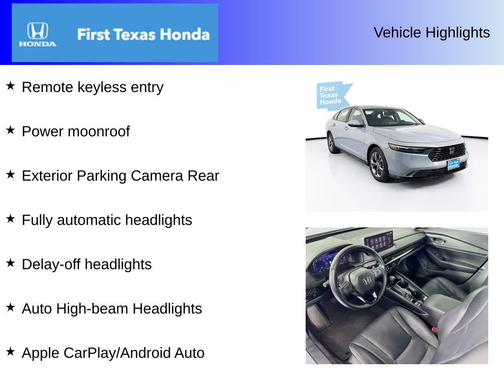 Certified 2023 Honda Accord EX-L image 15
