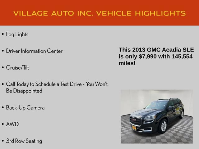 Used 2013 GMC Acadia SLE AWD/4WD image 14