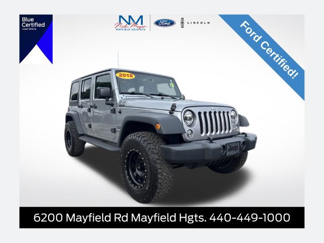 Used 2018 Jeep Wrangler Unlimited Sport S AWD/4WD image 1