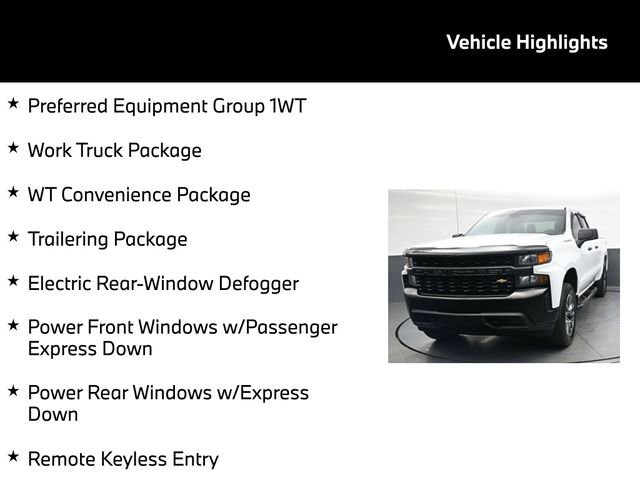 Used 2019 Chevrolet Silverado 1500 W/T w/ WT Convenience Package AWD/4WD image 5