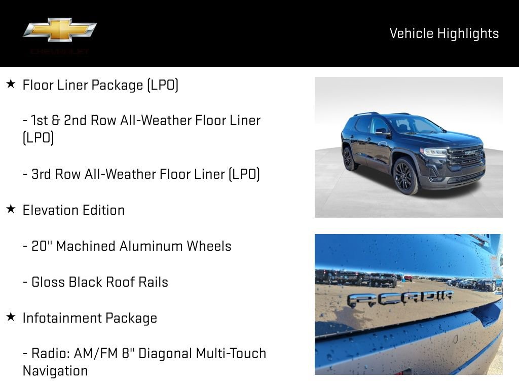 Certified 2023 GMC Acadia SLE w/ Infotainment Package image 18