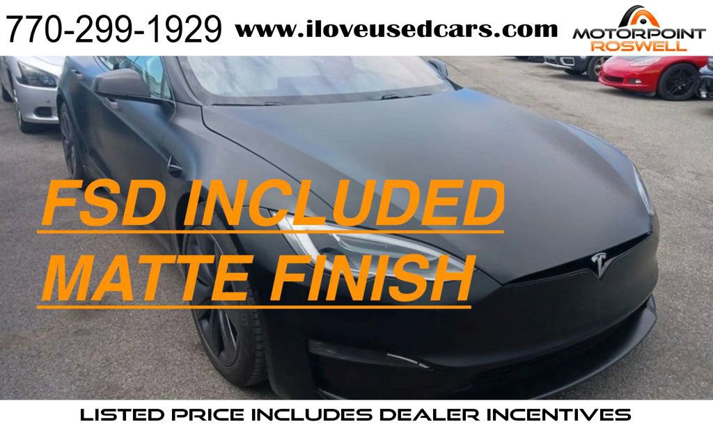Used 2022 Tesla Model S Plaid AWD/4WD image 1