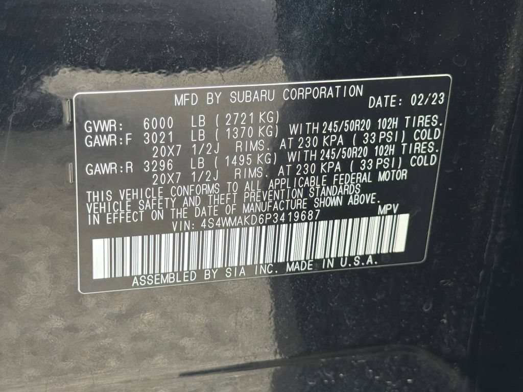 Used 2023 Subaru Ascent Onyx Edition Limited AWD/4WD image 35