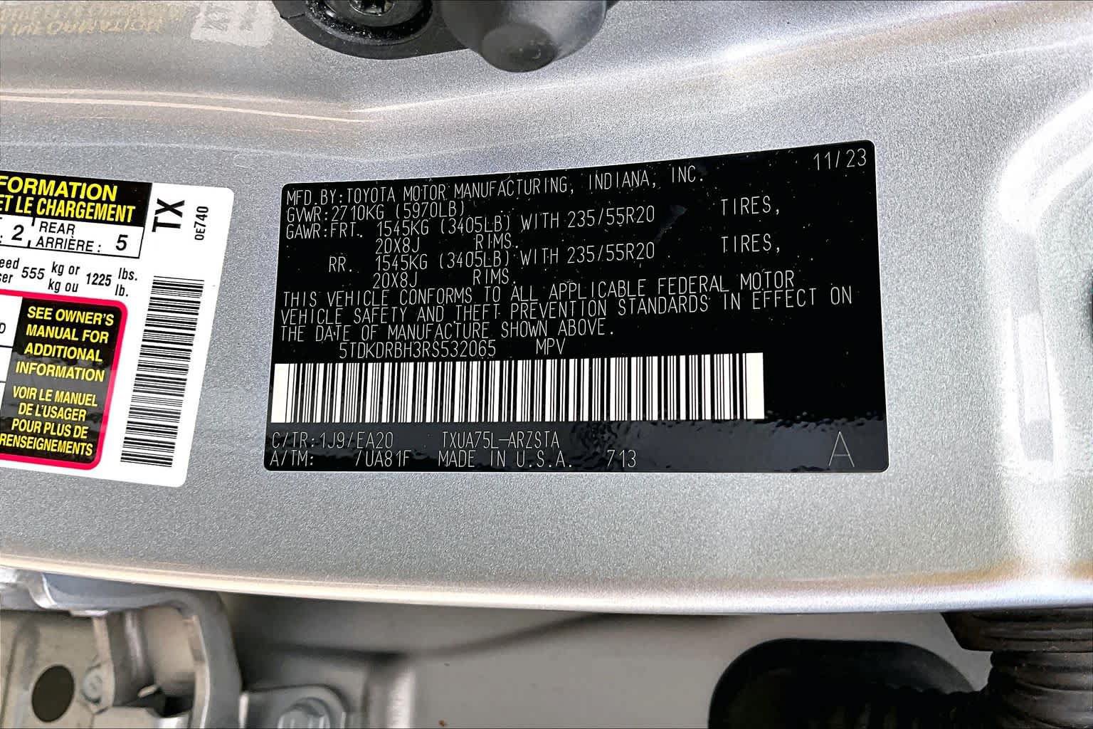 Used 2024 Toyota Highlander XSE AWD/4WD image 34