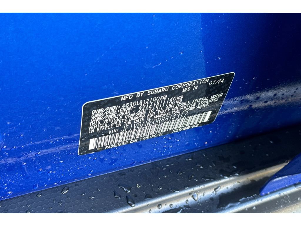 Used 2024 Subaru WRX Limited w/ Popular Package #2A image 33
