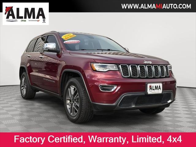 Certified 2020 Jeep Grand Cherokee Limited w/ Premium Lighting Group image 1