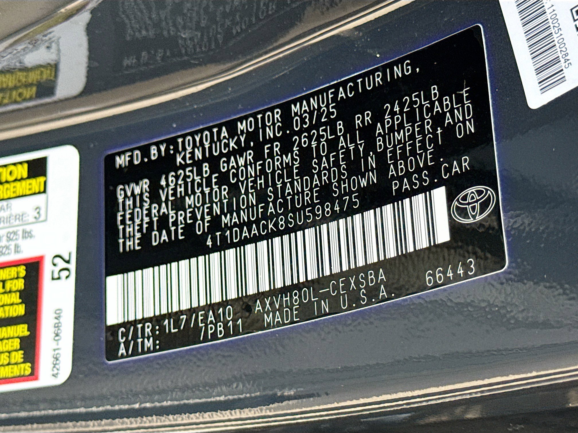 Used 2025 Toyota Camry SE image 42