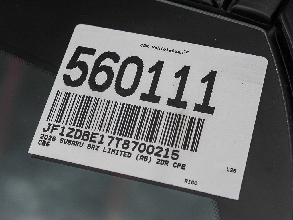 New 2026 Subaru BRZ Limited w/ Popular Package 2 image 29