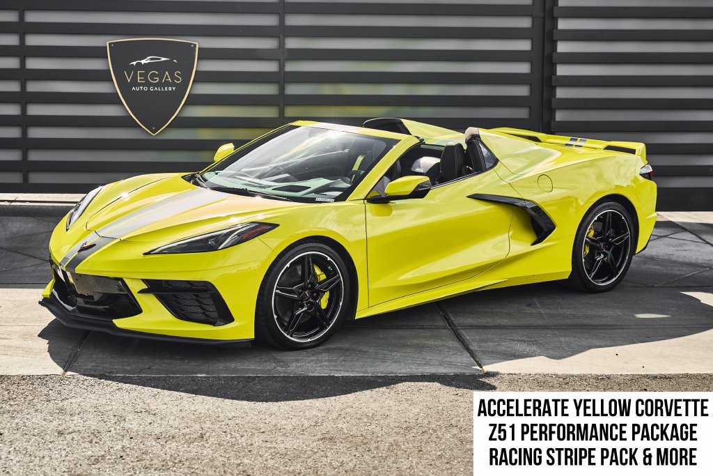 Used 2022 Chevrolet Corvette Stingray Premium Conv w/ Z51 Performance Package RWD image 1