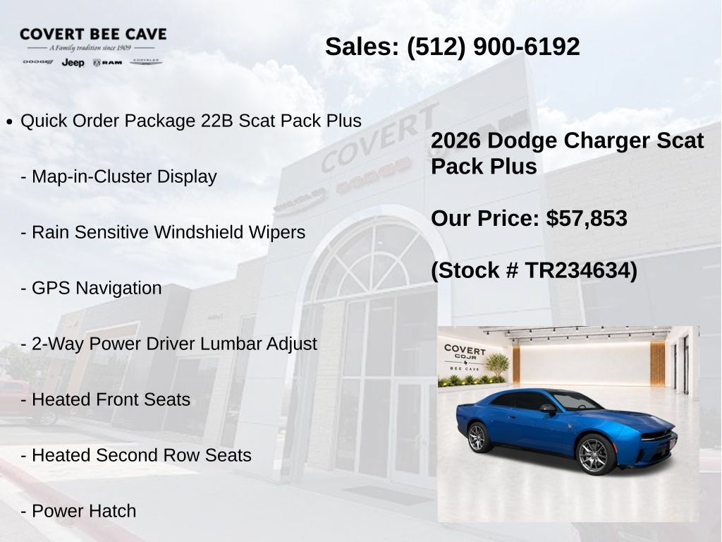 New 2026 Dodge Charger Scat Pack AWD/4WD image 13