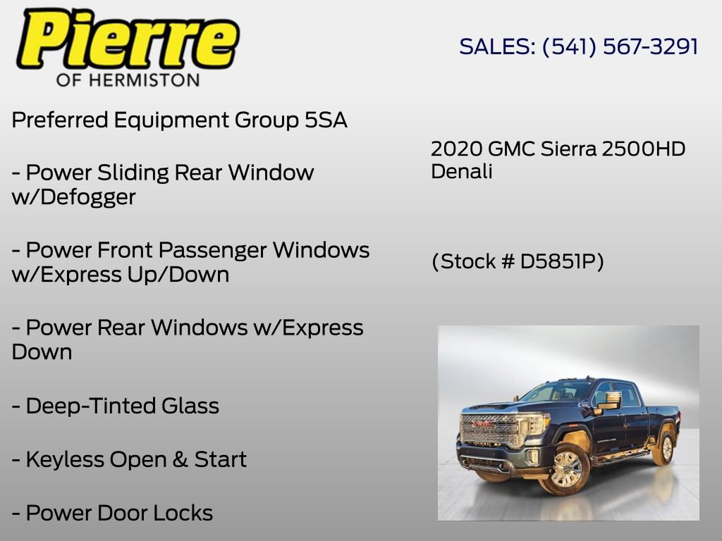 Used 2020 GMC Sierra 2500 Denali w/ Denali Ultimate Package AWD/4WD image 6