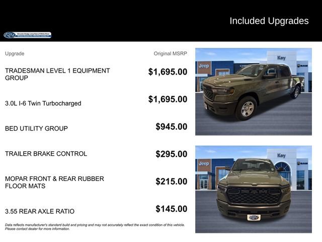 New 2026 RAM 1500 Tradesman AWD/4WD image 3