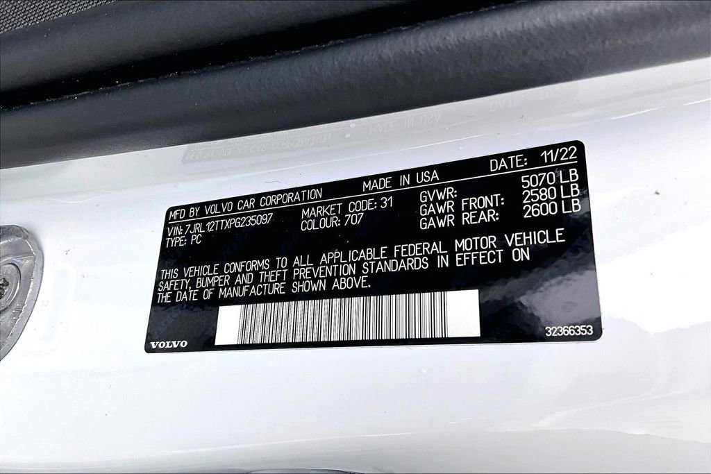 Certified 2023 Volvo S60 B5 Plus w/ Climate Package image 19